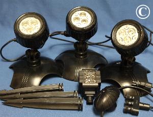 submersible LED lighting combo