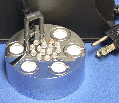 high output mist maker pond fogger with LED changing color light