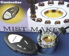 ultrasonic humidifier with LED light controller